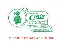 Etichette adesive per erboristerie, cosmetica, cosmesi (mm52X29)  (cod.14M )